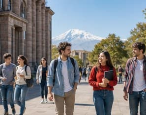 International students in Armenia
