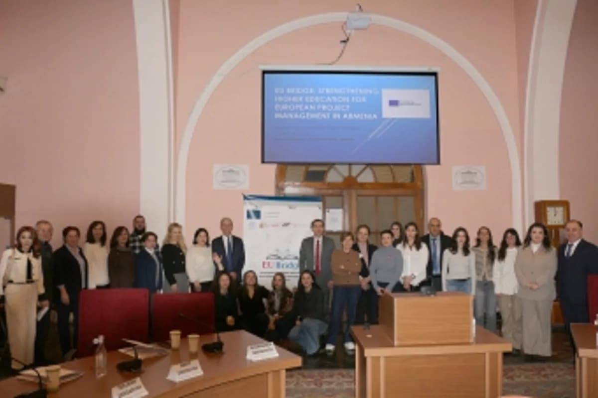 Academic gathering inside the International Scientific-Educational Center