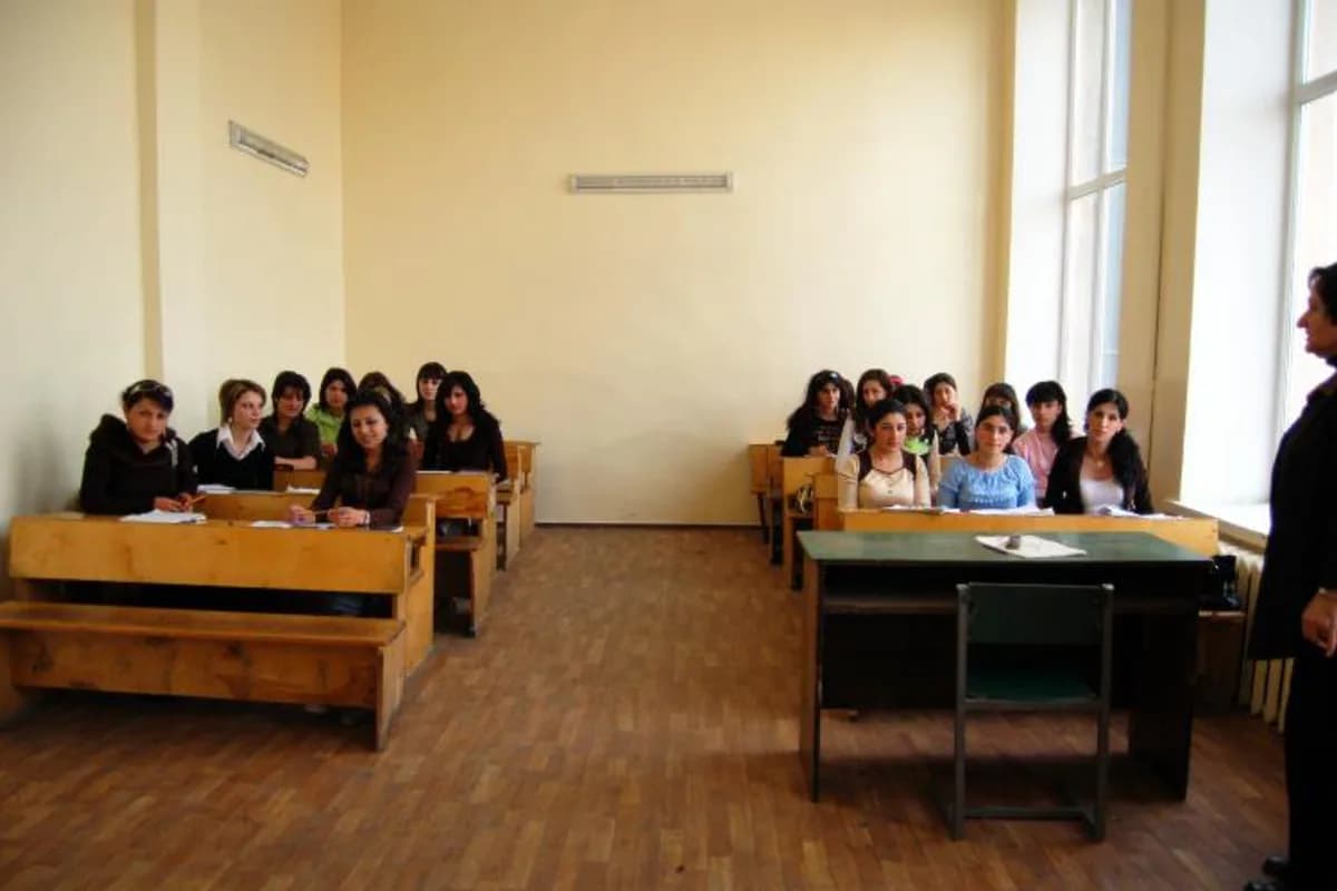 Classroom at Movses Khorenatsi University
