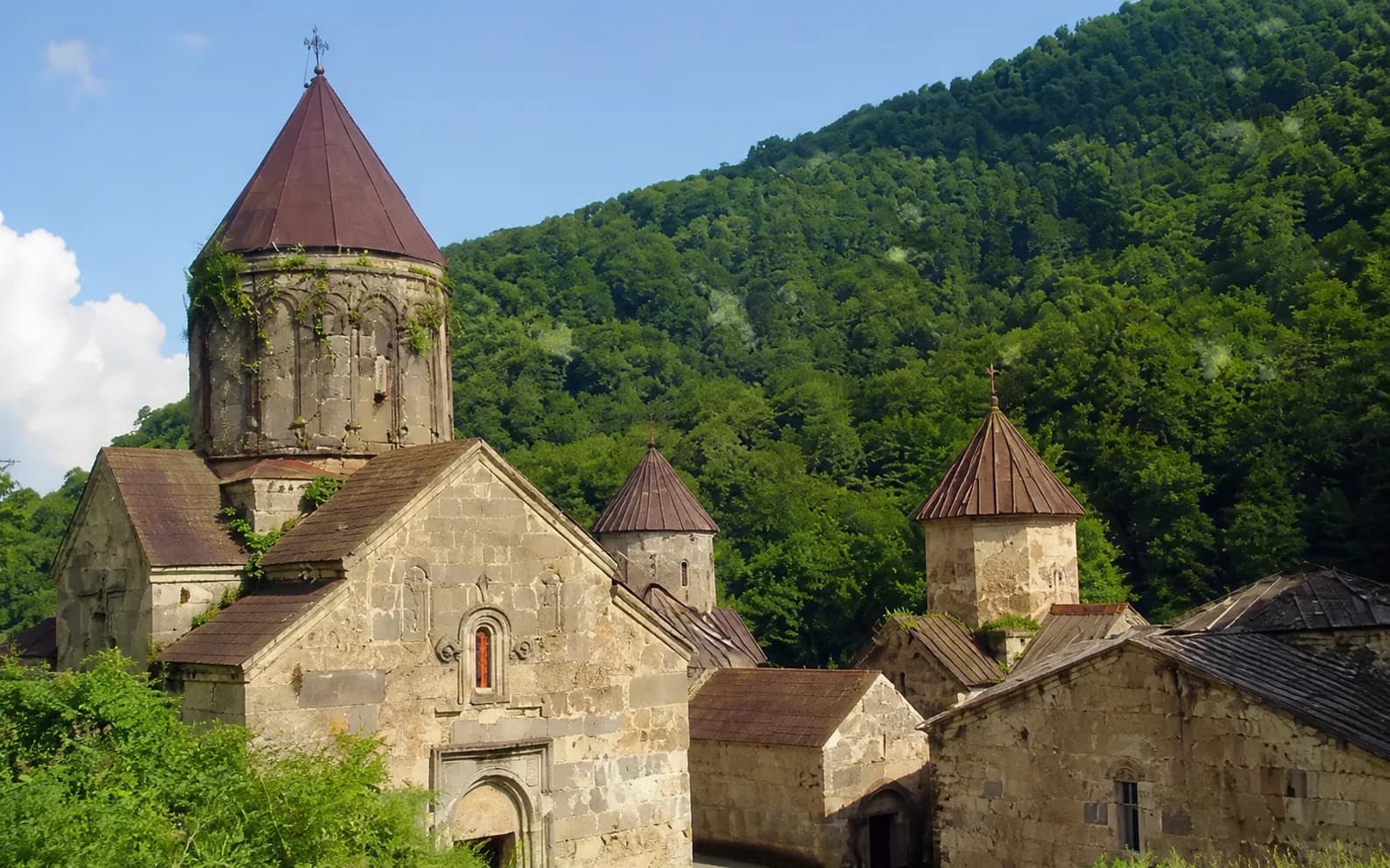 Haghartsin Monastery surrounded by forest